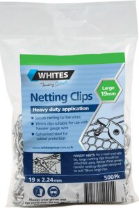 MASPRO NETTING CLIPS 19X2.24MM 500PK