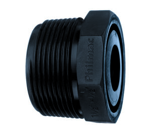 POLY REDUCING BUSH 1 1/2" X 1/2"
