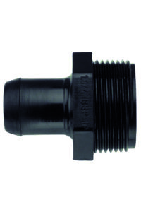 MALE BARB CONN HELICAL BARB X MI BSP 1" X 1"