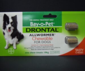 DRONTAL CHEWABLE MEDIUM DOGS 2 X 10KG