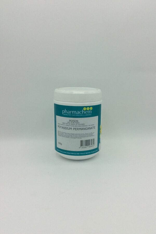POTASSIUM PERMANGANATE (CONDES CRYSTALS) 500G
