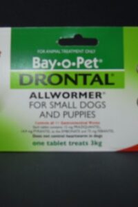 DRONTAL TABLET SMALL DOG 4 X 3KG