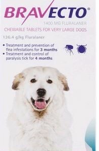 BRAVECTO XL 40-56KG (PURPLE) 1PK