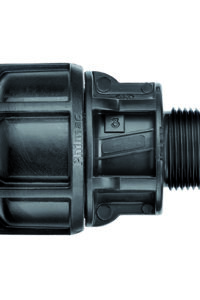 METRIC END CONNECTOR POLY X MI BSP 32MM X 1 1/4"