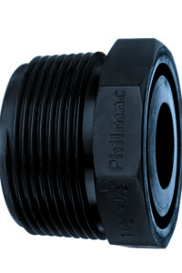 POLY REDUCING BUSH 1 1/2" X 1 1/4"