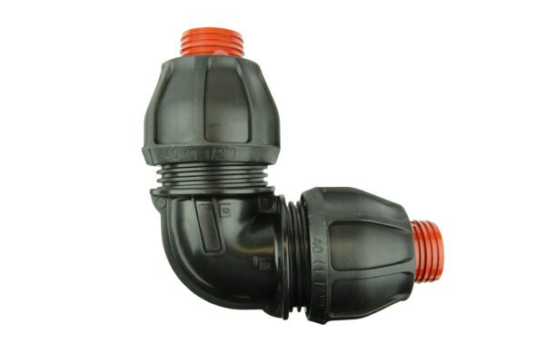 RURAL ELBOW POLY X POLY 1 1/4"