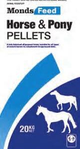 MONDS HORSE & PONY PELLETS 20KG