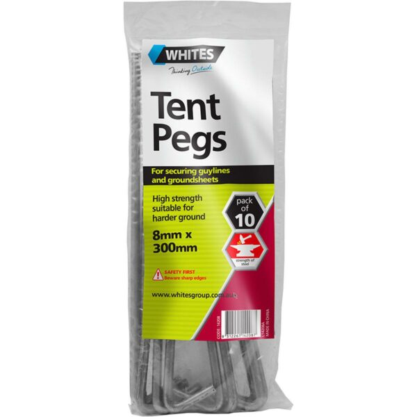 TENT PEG 8x300 10 PACK