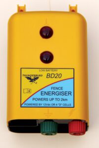 THUNDERBIRD BATTERY & 4 X D CELL ENERGISER 2KM BD22