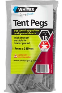 TENT PEG 7 X 215MM 10PK