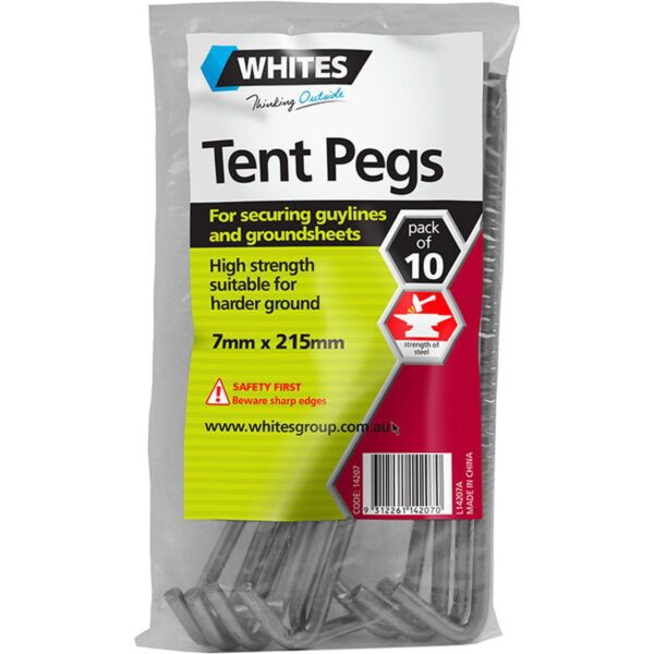TENT PEG 7 X 215MM 10PK