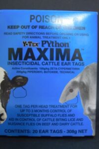 PYTHON MAXIMA EAR TAGS 20PK