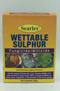 SEARLES WETTABLE SULPHUR 250G