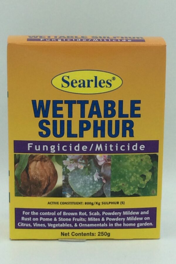 SEARLES WETTABLE SULPHUR 250G