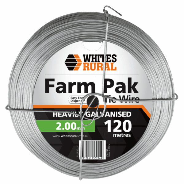 TIE WIRE-GAL 2.00MM FARMPAK 120M (PER10)