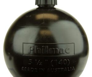 5 1/2" PLASTIC FLOAT BLACK 5/16" THREAD