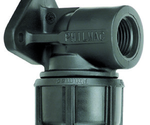 METRIC WALL PLATE ELBOW PXFI BSP 25 X 3/4"