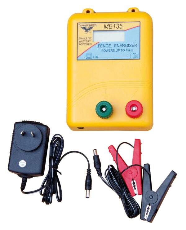 THUNDERBIRD MAINS/BATTERY ENERGISER 15KM MB135