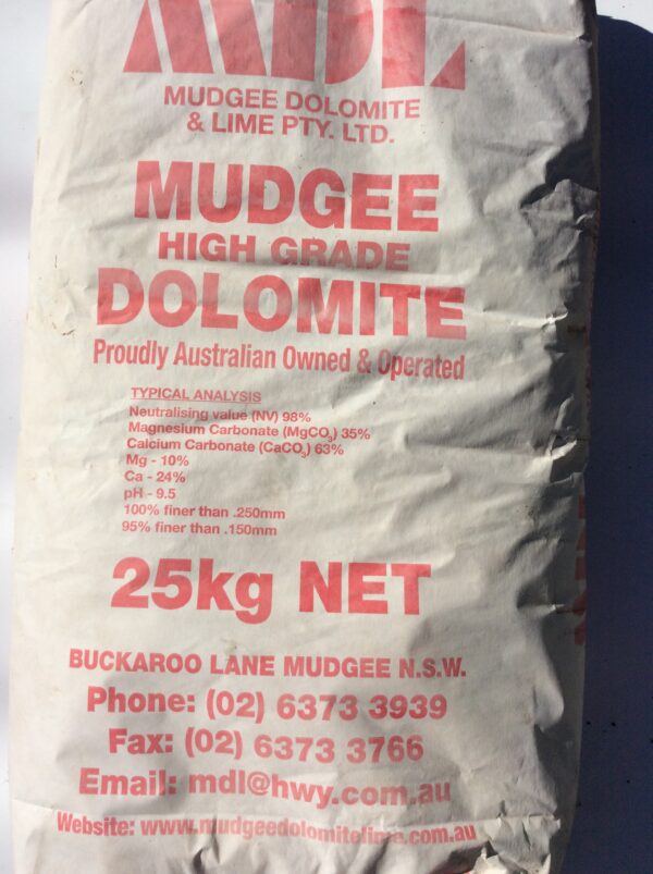 MUDGEE DOLOMITE 25KG - Image 2