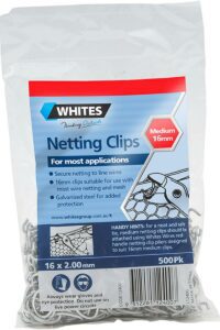 MASPRO NETTING CLIPS 16X2.00MM 500PK