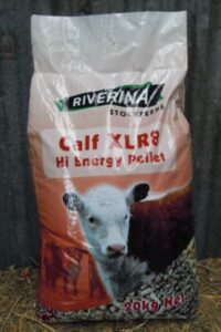 RIVERINA CALF XLR8 HI ENERGY PELLET 20KG