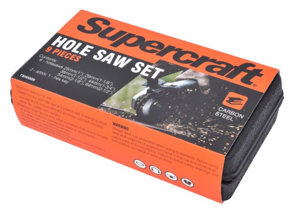 S/C HOLESAW 9PC SET 25-64MM
