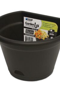 GARDEN UP TERRACE Pot Charcoal 190mm Lon