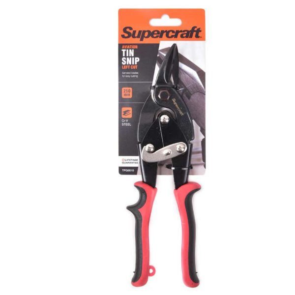 SUPERCRAFT AVIATION TIN SNIP LEFT RED