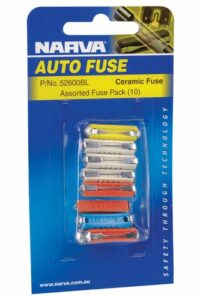 NARVA AUTO CERAMIC FUSE ASSORTED PK10