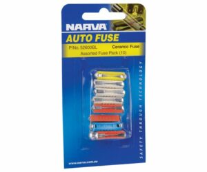 NARVA AUTO CERAMIC FUSE ASSORTED PK10