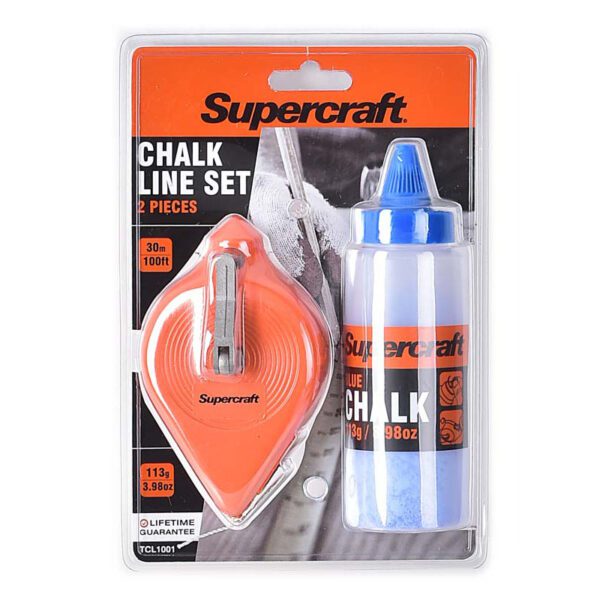 S/C CHALK LINE REEL SET 2PC