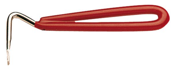 VINYL GRIP HOOF PICK RED