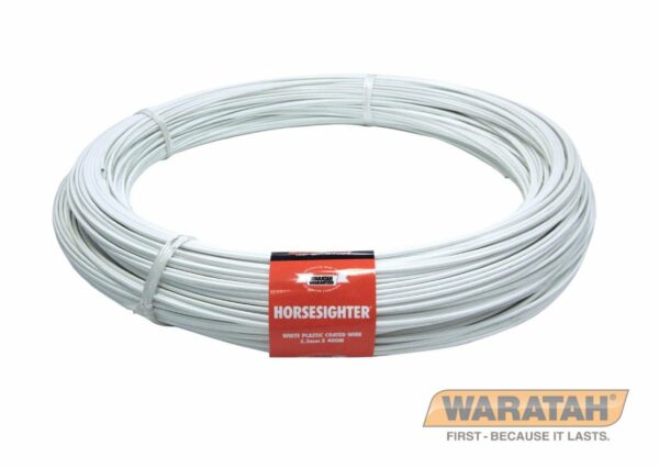 WARATAH HORSESIGHTER PVC COATED WIRE 400M