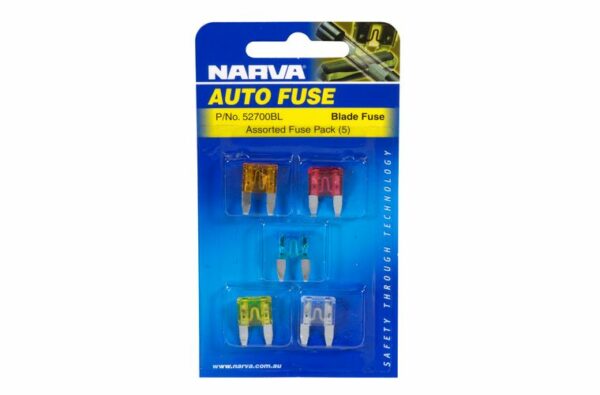 NARVA MINI BLADE FUSE ASSORTED PK5