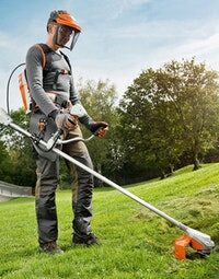 BATTERY BRUSHCUTTER BULLBAR HANDLE SKIN ONLY