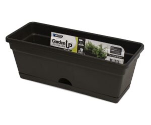 GARDEN UP HERB Pot Charcole 290mm Long