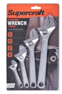 ADJUSTABLE WRENCH 4PC SET