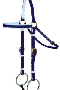 BARCOO BRIDLE FULL BLACK/WHITE