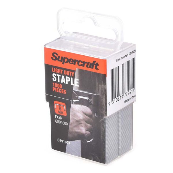 LIGHT DUTY STAPLE 6MM 1000PC