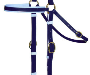BARCOO BRIDLE COB BLACK/WHITE