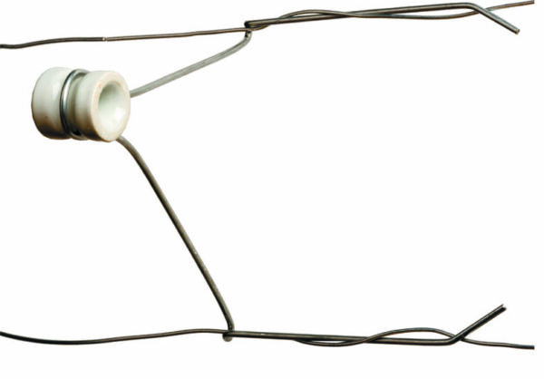 300MM WIRE + PORCELAIN REEL INSULATOR