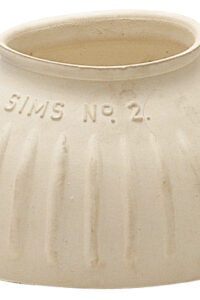 SIMS RIBBED BELL BOOTS WHITE SIZE 2