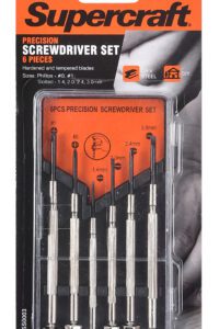 PRECISION SCREWDRIVER SET 6PC