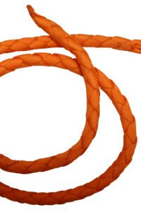 HAND BRAIDED POLY LEAD 1.8M ORANGE