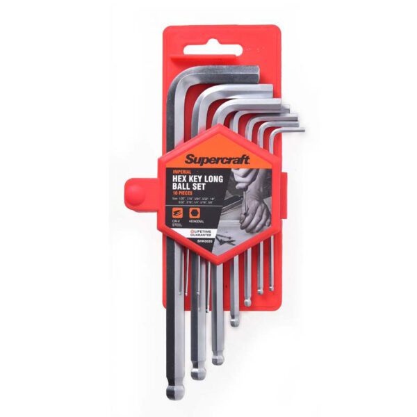HEX KEY LONG BALL IMPERIAL 10PC SET