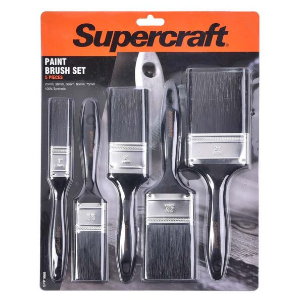 POLYESTER PAINT BRUSH SET 5 PCE