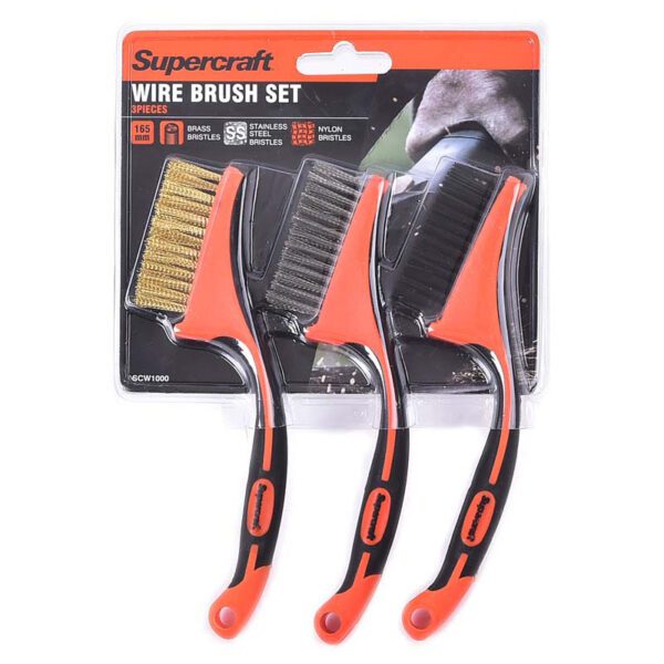 MINI WIRE BRUSH SET 3PCE