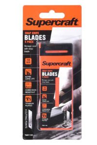 SNAP KNIFE BLADES 18MM 5PK