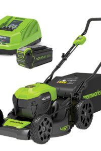 GREENWORKS 40V LAWN MOWER KIT 46CM CUT