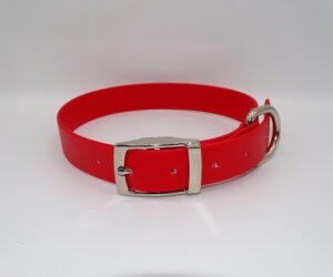 DOG COLLAR N/P LARGE 45-55CM RED
